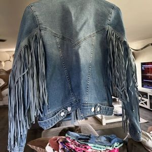 Fringe Jean jacket